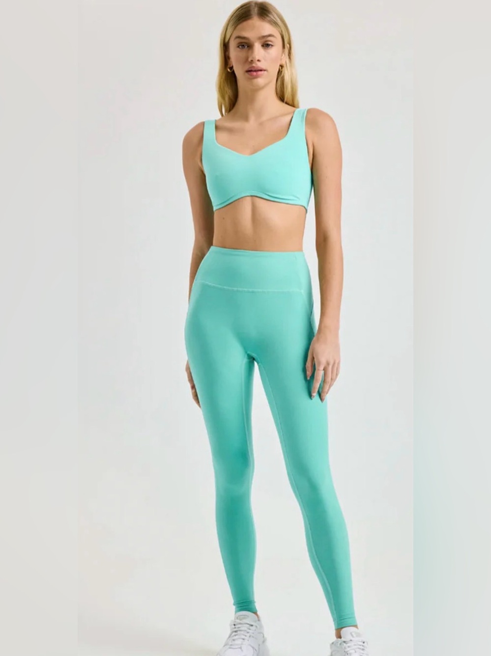Year of Ours Mint Green High-Rise Leggings